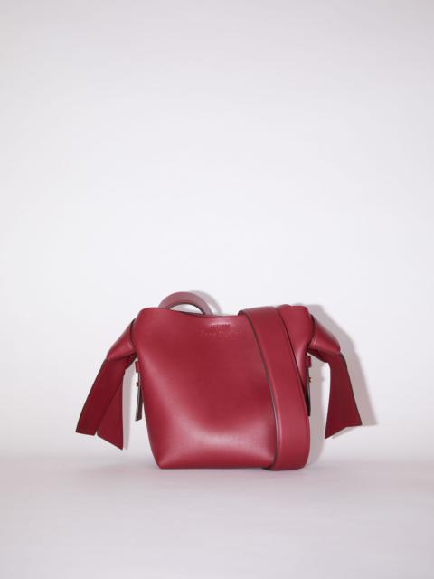 Acne Studios Small leather bag - Burgundy