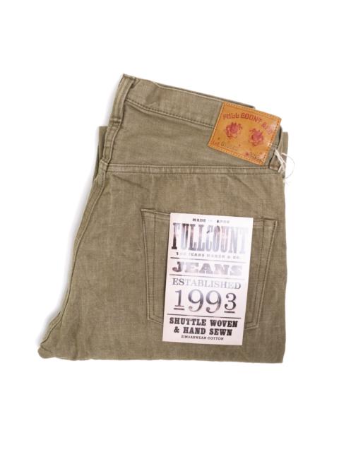 FULLCOUNT 0105OD Wide Denim Olive Drab (Limited Union Show Piece)