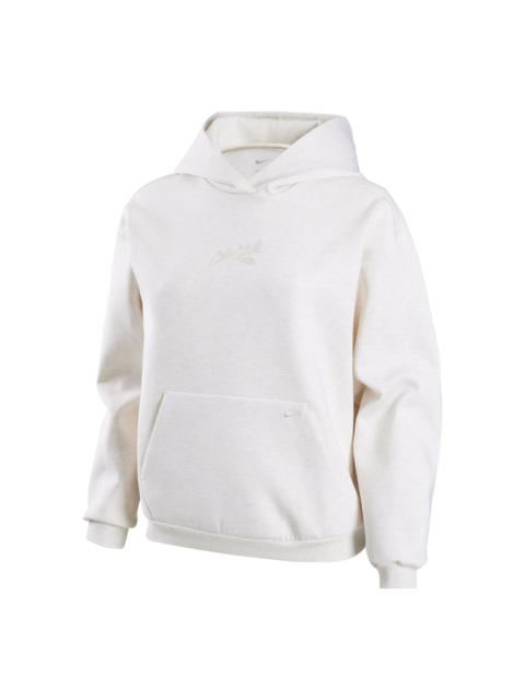 Nike (WMNS) Nike Caitlin Standard Issue Dri-Fit Hoodie Asia Sizing 'Pale Ivory' IX3917-110