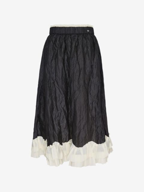RENLI SU ruffled A-line midi skirt