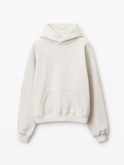 HOODIE IN DENSE FLEECE