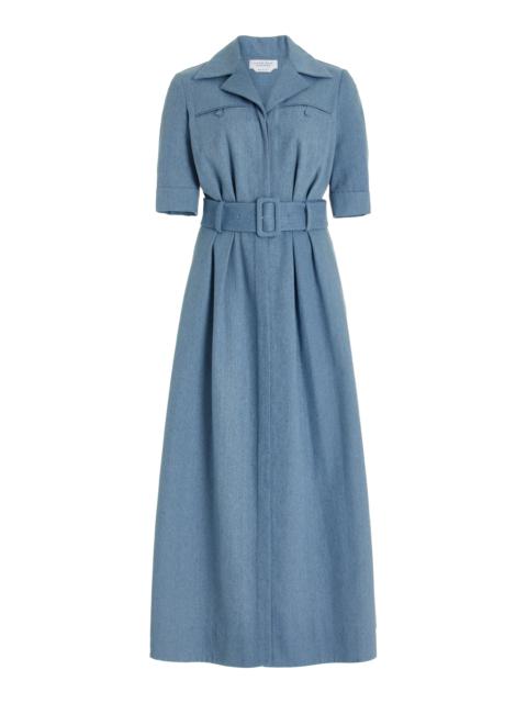 GABRIELA HEARST Simone Dress in Upcycled Denim