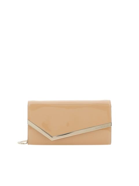 JIMMY CHOO Emmie leather clutch bag