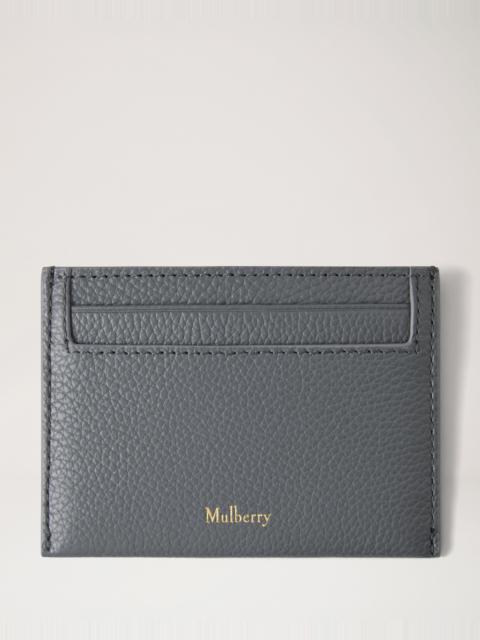 Mulberry Credit Card Slip Foggy Grey Small Classic Grain