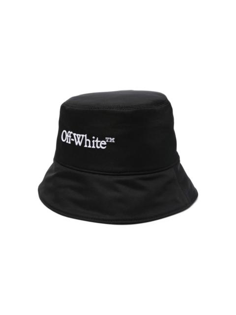 Off-White Bookish logo-embroidered hat