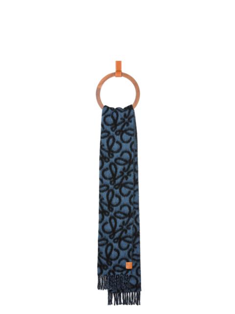 Loewe Anagram scarf in alpaca and wool
