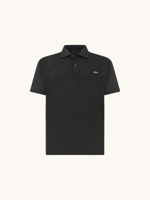 Paul & Shark DOUBLE PIQUÉ COTTON POLO
