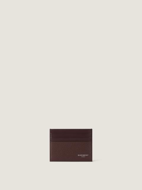 Givenchy CARD HOLDER IN GRAINED LEATHER