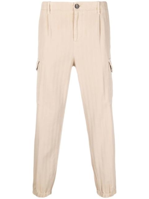 Brunello Cucinelli tapered cotton trousers