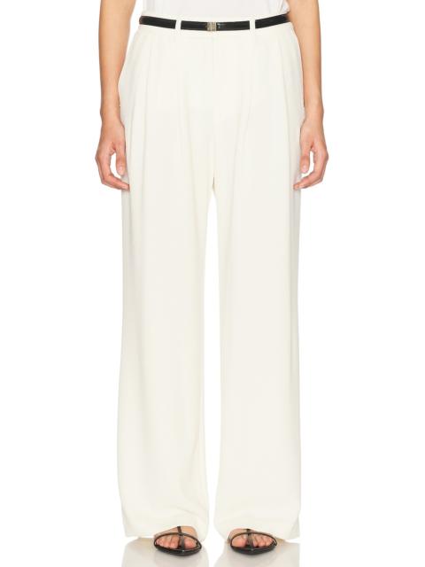 Enza Costa Crepe Mid Rise Trouser