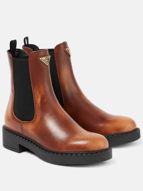 Prada Leather Chelsea boots