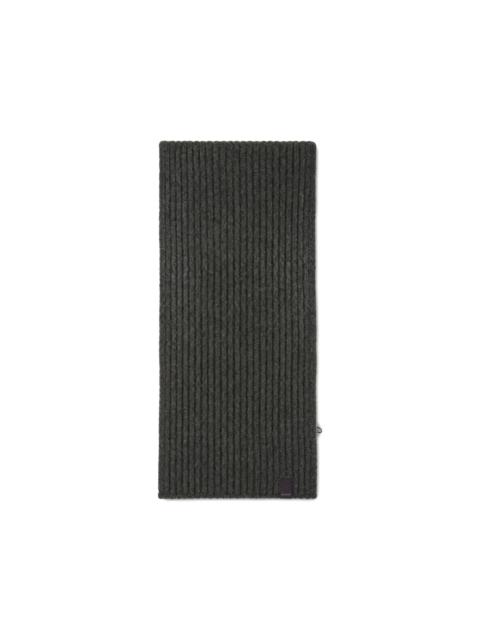 SLOWEAR ribbed-knit scarf