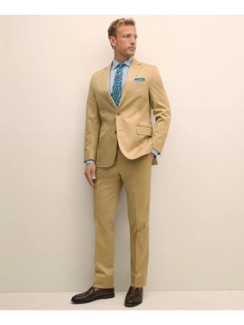 Brooks Brothers Classic Fit Stretch Cotton Twill Suit Pants