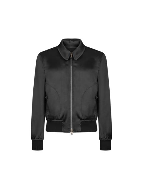 TOM FORD SILK SATIN REVERSIBLE BLOUSON