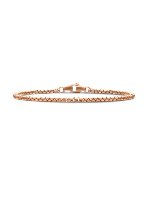 DAVID YURMAN Men's Box Chain Bracelet in 18K Rose Gold - Rose Gold
