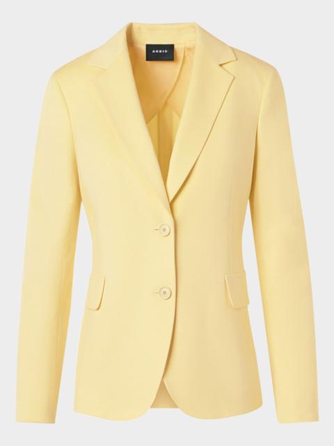 AKRIS Daigon Single-Breasted Cashmere Blazer Jacket