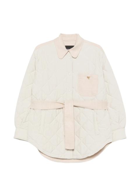FABIANA FILIPPI Fabiana Filippi Quilted Belted Coat