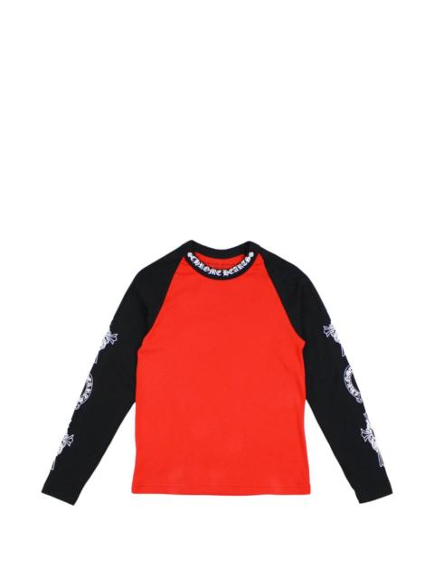 Chrome Hearts logo-print raglan-sleeve T-shirt