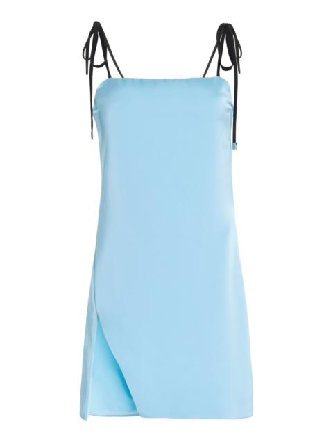 THE ATTICO Mini Dress blue