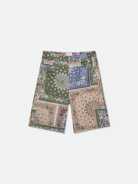 Rhude BANDANA TRAXEDO BAGGY SHORT