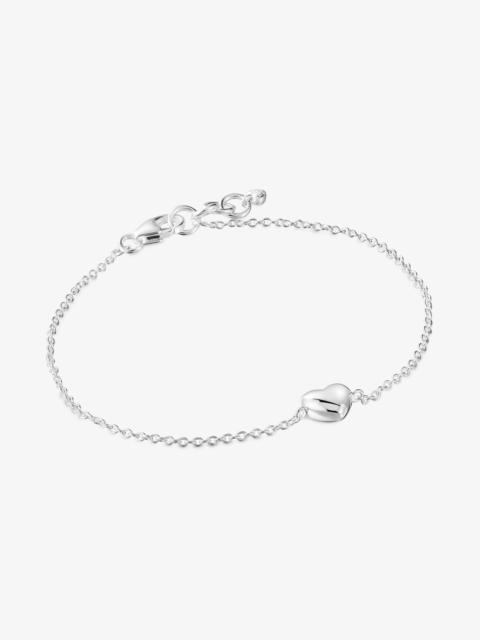TOUS Silver heart motif Chain Bracelet Garden of Love