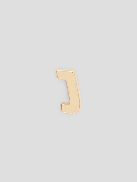 MSGM Single brass J charm