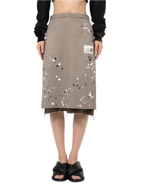 Maison MIHARAYASUHIRO Embellished Skirt
