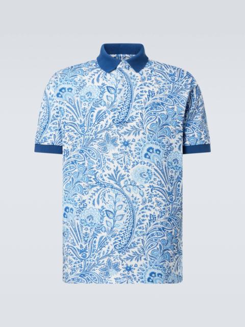 Etro Paisley cotton polo shirt