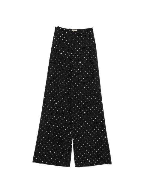 ELIE SAAB polka-dot trousers
