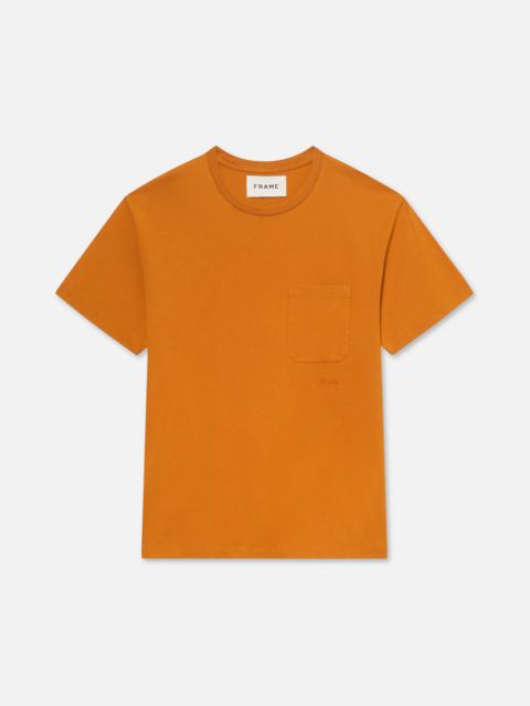 FRAME Vintage Tee in Rust