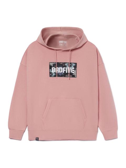 Li-Ning Li-Ning BadFive Box Logo Hoodie 'Rose Pink' AWDR767-5