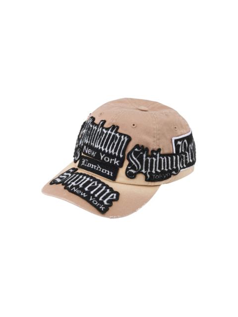 Supreme City Patches 6-Panel Hat "SS26 - Beige" SU27537