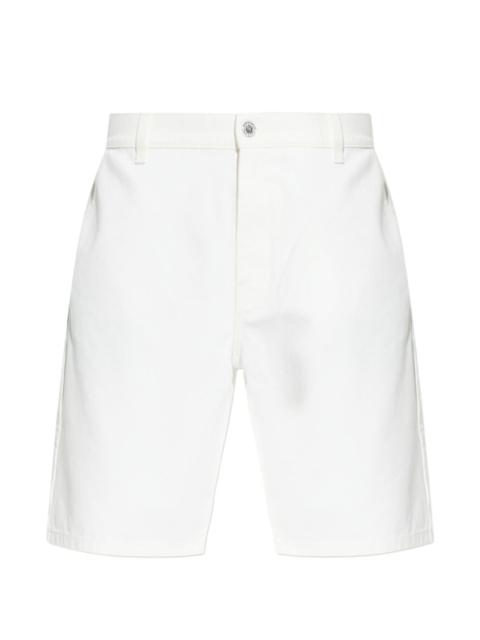 Balmain logo-patch denim shorts