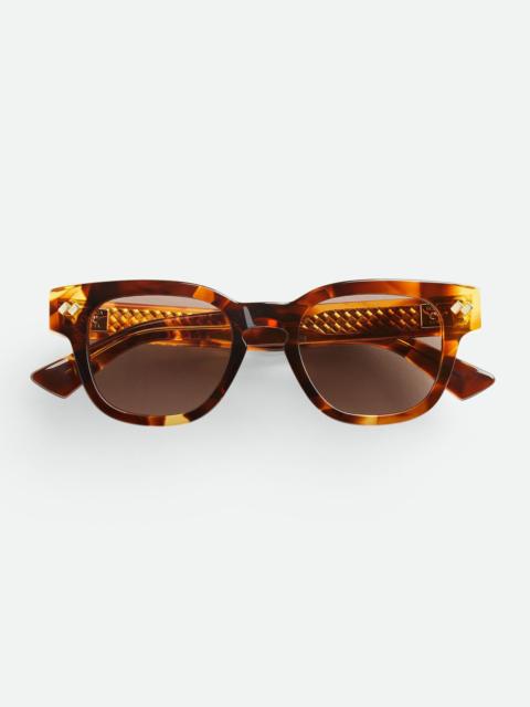 Bottega Veneta Intrecciato Panthos Sunglasses