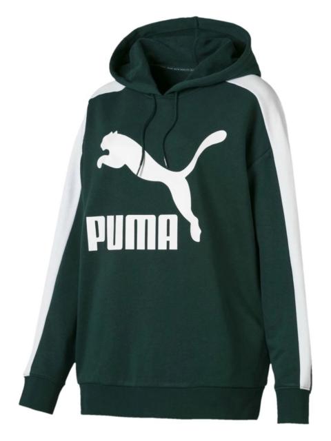 PUMA logo-print hoodie