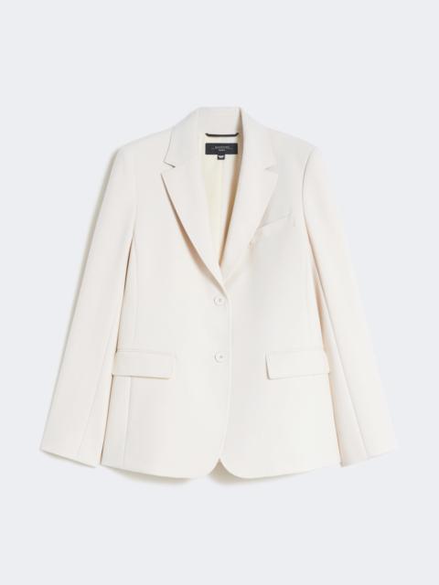 WEEKEND Max Mara Viscose-blend canvas blazer - IVORY