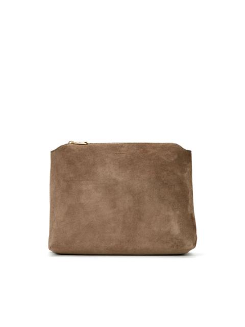 KHAITE medium Lina suede cross body bag