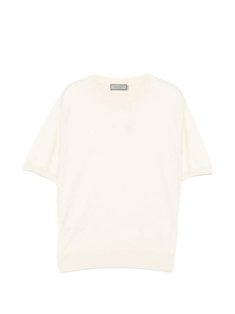 Canali microstructured cotton T-shirt