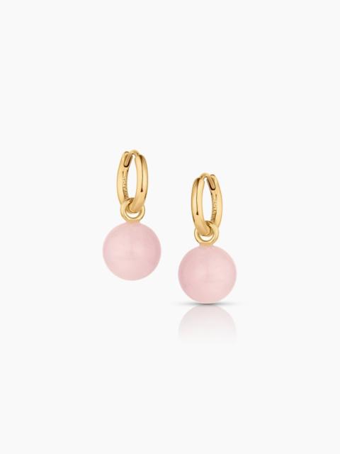 THATCH Lucille Orchid Stone Hoop Earrings