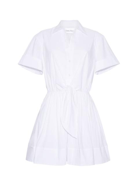 Cara Cara Asbury Mini Dress
Sell-Out Mini Shirt Dress Featuring A Self-Tie Waist