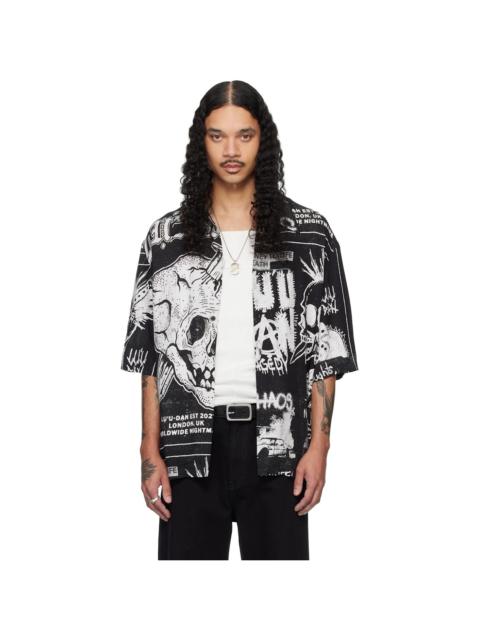 LU'U DAN Black Short Sleeve Shirt