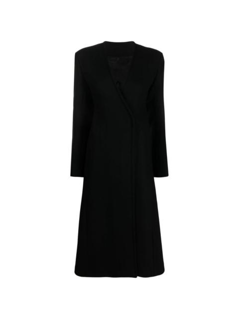 THE ATTICO V-neck long coat