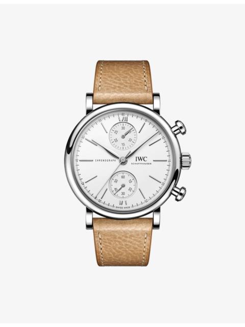 IWC Schaffhausen Portofino Chronograph Stainless-Steel Automatic Watch 39mm