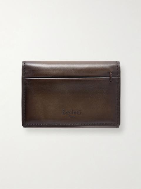 Berluti Imbuia Gaspard Venezia Leather Cardholder Brown