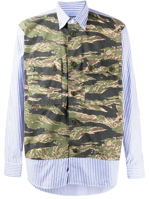 Junya Watanabe MAN military vest layered shirt