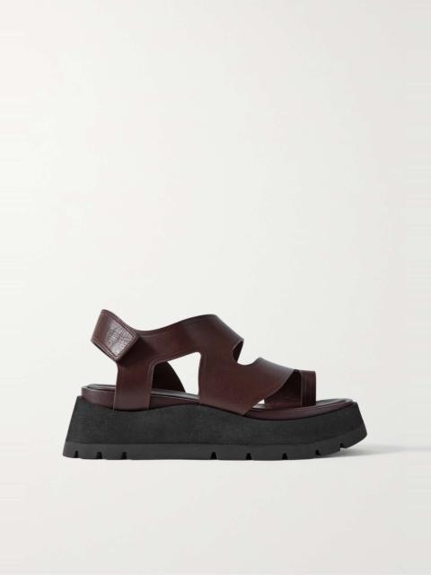3.1 Phillip Lim Kate leather platform sandals