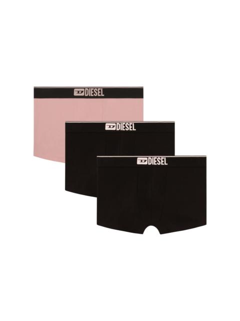 Diesel THREE-PACK STRETCH COTTON TRUNKS WITH FLORAL MOTIF