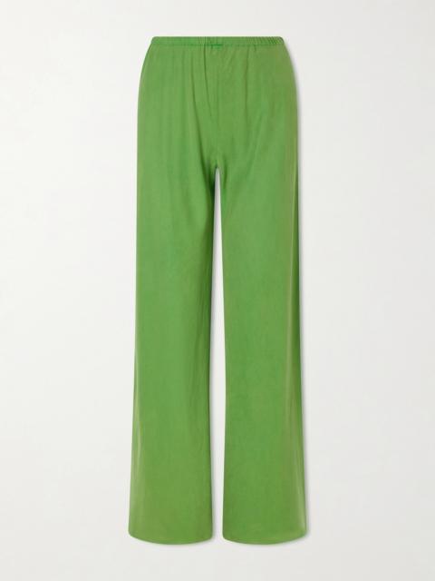 LA LIGNE Colby Twill Wide-leg Pants