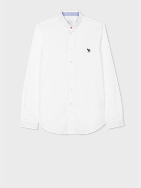 White Organic Cotton Zebra Shirt
