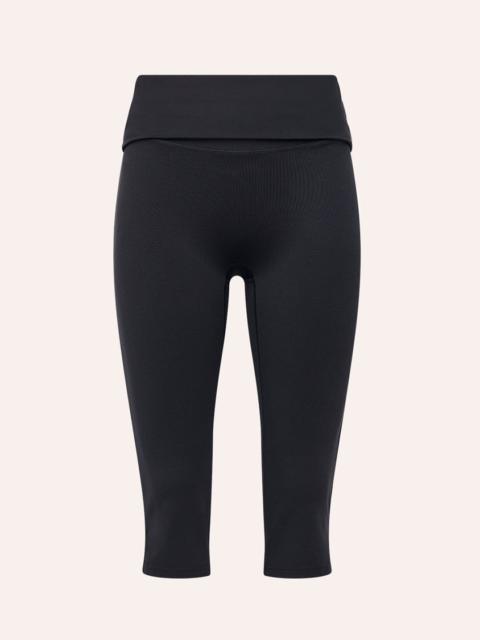 P.E NATION FOLD OVER 3/4 LENGTH LEGGING IN BLACK